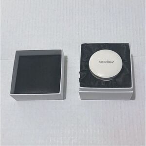 Authentic Pandora Ceramic Single Charm Jewelry Trinket Box in Presentation‎ Box